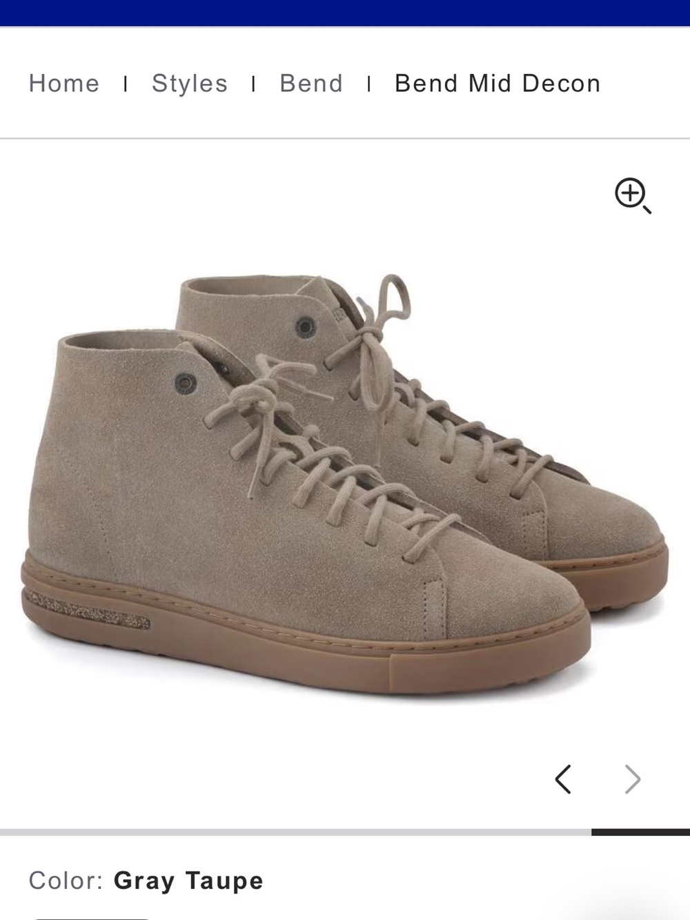 Birkenstock Bend high top women’s  sneaker